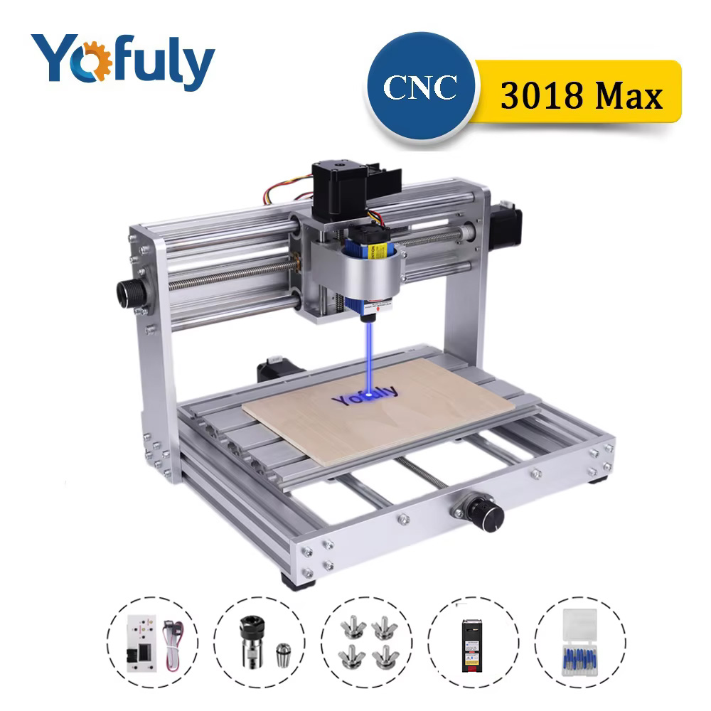 Máquina de gravação de metal c - Cnc 3018 Pro Max Metal avaliação e preço