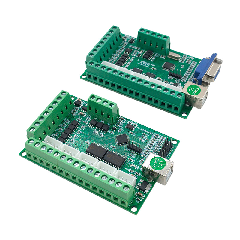 Placa de driver de motor cnc u - 5 Axis Cnc Breakout Board Interface Mach3 avaliação e preço